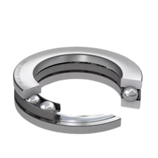SKF 1 Extra Light Thrust Ball Bearing with 80 mm Inside Diameter and 140 mm Outside Diameter, 44 mm Race Width, Open 51316