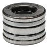 SKF 2 Row Thrust Ball Bearing 10 mm Inside Diameter, 32 mm Outside Diameter, 22 mm Race Width, Sheet Metal Cage, Steel 52202