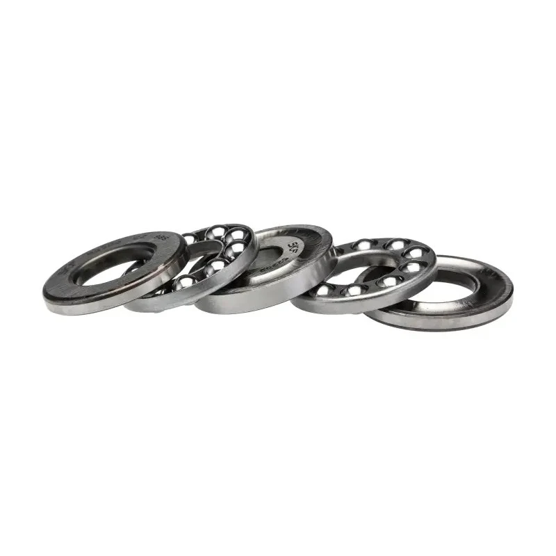 SKF 2 Row Thrust Ball Bearing 10 mm Inside Diameter, 32 mm Outside Diameter, 22 mm Race Width, Sheet Metal Cage, Steel 52202