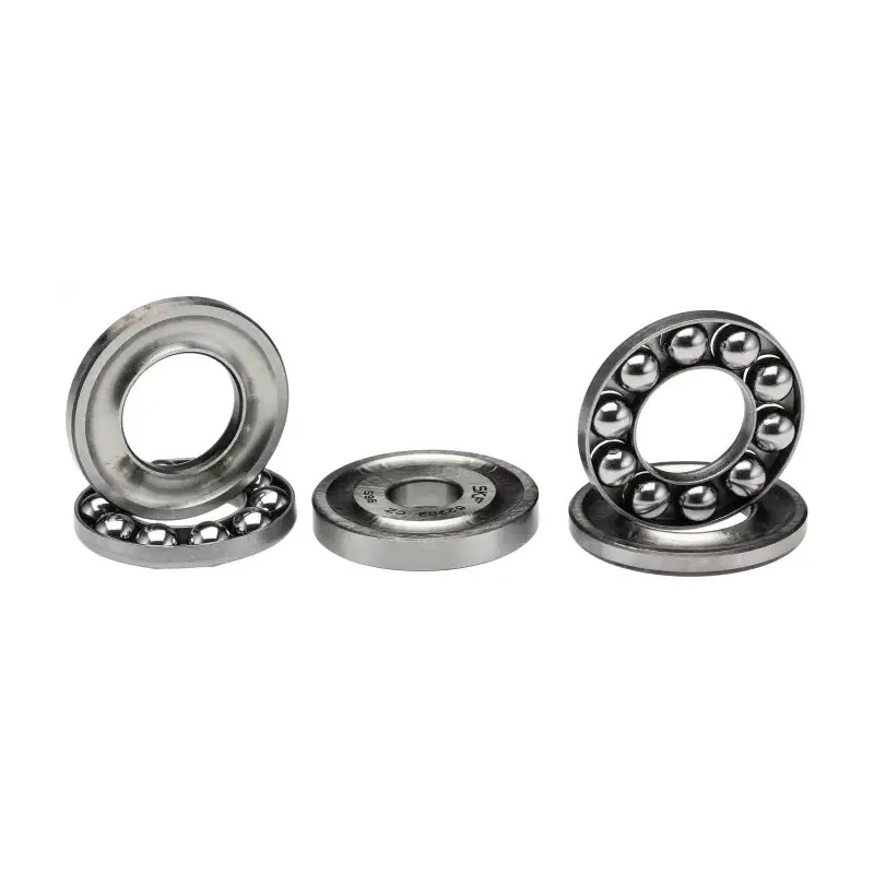 SKF 2 Row Thrust Ball Bearing 10 mm Inside Diameter, 32 mm Outside Diameter, 22 mm Race Width, Sheet Metal Cage, Steel 52202