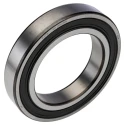 SKF Deep Grooved 1 Row Ball Bearing, Sealed, Sheet Metal Cage, Steel Balls, 80 mm ID, 125 mm OD, 22 mm Width 6016-2RS1/C3