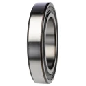 SKF Deep Grooved 1 Row Ball Bearing, Sealed, Sheet Metal Cage, Steel Balls, 80 mm ID, 125 mm OD, 22 mm Width 6016-2RS1/C3