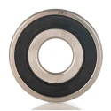 SKF Single Row Deep Groove Ball Bearing 20 mm ID, 42 mm OD, Race Width 12 mm, Sheet Metal Cage, Steel Balls 6004-2RSL
