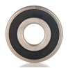 SKF Single Row Deep Groove Ball Bearing 20 mm ID, 42 mm OD, Race Width 12 mm, Sheet Metal Cage, Steel Balls 6004-2RSL