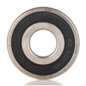 SKF Single Row Deep Groove Ball Bearing 20 mm ID, 42 mm OD, Race Width 12 mm, Sheet Metal Cage, Steel Balls 6004-2RSL