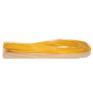 RS PRO Yellow Hook Up Wire 30 AWG 1 x 0.25 mm Silver Plated Copper 50 m Ethylene Tetrafluoroethylene 207-7143