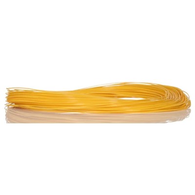RS PRO Yellow Hook Up Wire 30 AWG 1 x 0.25 mm Silver Plated Copper 50 m Ethylene Tetrafluoroethylene 207-7143