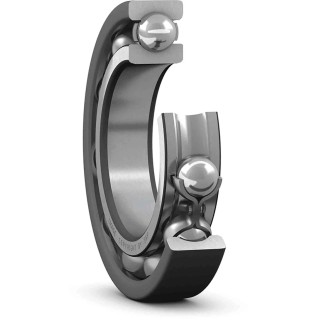 SKF Single Row Deep Groove Ball Bearing 90 mm ID, 190 mm OD, 43 mm Width, Open End Type, C3 Internal 6318/C3VL0241