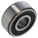 SKF Single Row Deep Groove Ball Bearing, 17 mm ID, 47 mm OD, 19 mm Width, Sealed, Sheet Metal Cage 62303-2RS1