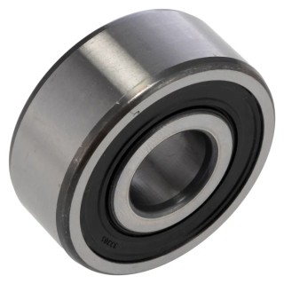 SKF Single Row Deep Groove Ball Bearing, 17 mm ID, 47 mm OD, 19 mm Width, Sealed, Sheet Metal Cage 62303-2RS1