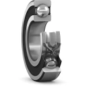 SKF Single Row Deep Groove Ball Bearing 70 mm ID, 150 mm OD, 35 mm Race Width, Shielded, Sheet Metal Cage 6314-2Z/C3GJN