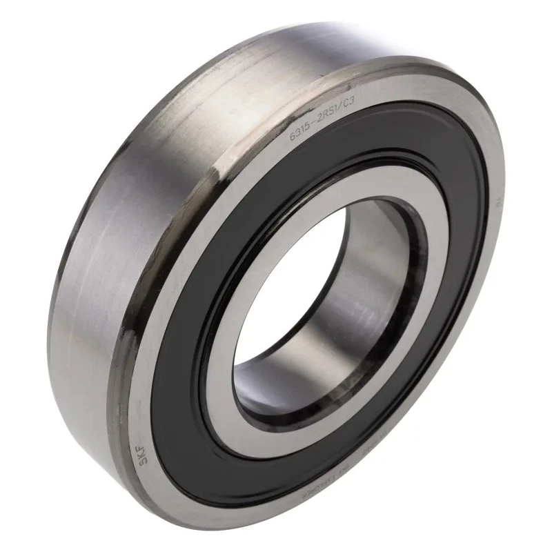 SKF Sealed Single Row Deep Groove Ball Bearing 75 mm Inside Diameter 160 mm Outside Diameter C3 Clearance 6315-2RS1/C3
