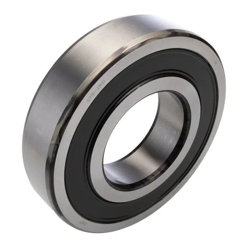 SKF Single Row Deep Groove Ball Bearing 80 mm Inside Diameter 170 mm Outside Diameter 39 mm Race Width Sealed 6316-2RS1