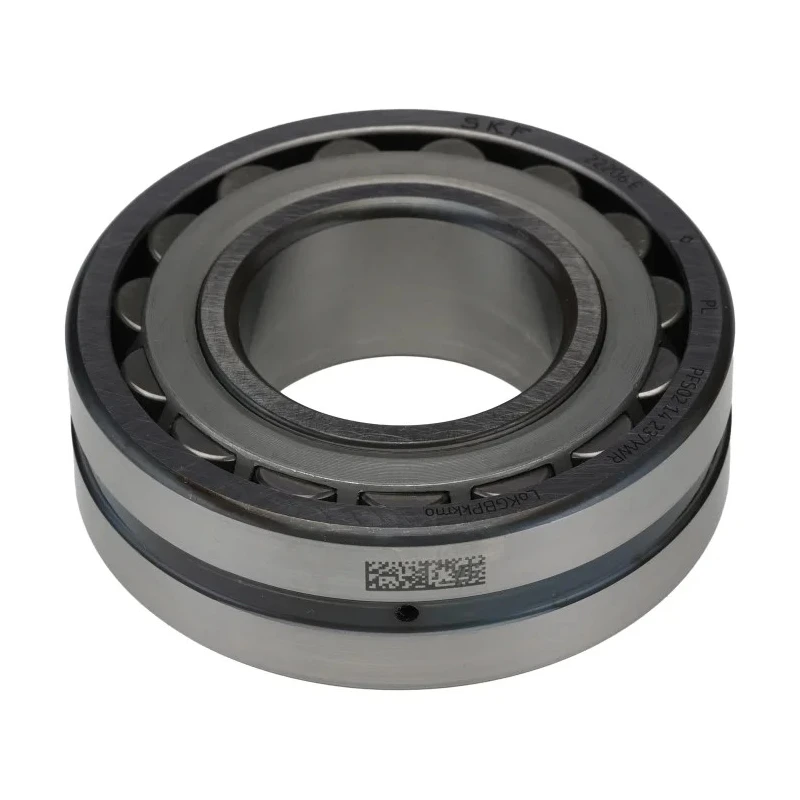 SKF Roller Bearing Parallel Bore 30 mm ID, 62 mm OD, 20 mm Race Width, Steel Rollers and Sheet Metal Cage 22206 E
