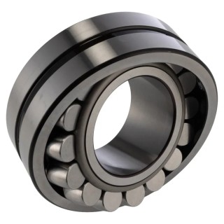 SKF Double Row Tapered Roller Bearing 70 mm ID, 150 mm OD, 51 mm Width Steel Rollers Sheet Metal Cage 22314 EK