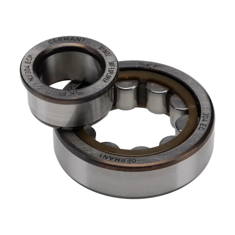 SKF Single-Row Cylindrical Roller Bearing 20 mm Inside Diameter 52 mm Outside Diameter Non-Metallic Cage NJ 304 ECP