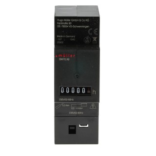 Muller 5 Digit DIN Rail Mounted Hour Counter Meter 230V AC BW70
