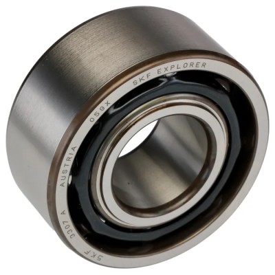 SKF Double Row Angular Contact Ball Bearing 35 mm ID, 80 mm OD, 34.9 mm Race Width 3307 A