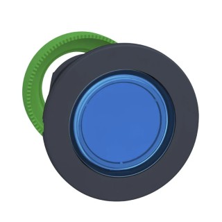 Schneider Electric Harmony Series Blue Momentary Push Button Head 30 mm Cutout IP69K IP67 IP66 ZB5FA68