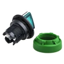 Schneider Electric Harmony XB5 Series 3 Position Illuminated Selector Switch Head, 30 mm Cutout, Green Handle ZB5FK1533