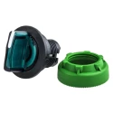 Schneider Electric Harmony XB5 Series 3 Position Illuminated Selector Switch Head, 30 mm Cutout, Green Handle ZB5FK1733