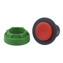 Schneider Electric Harmony Series Red Momentary Push Button Head, 30 mm Cutout, IP66, IP67, IP69K ZB5FL4