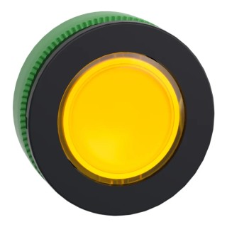 Schneider Electric Yellow Pilot Light Head 30 mm Cutout Harmony XB5 Series ZB5FV083