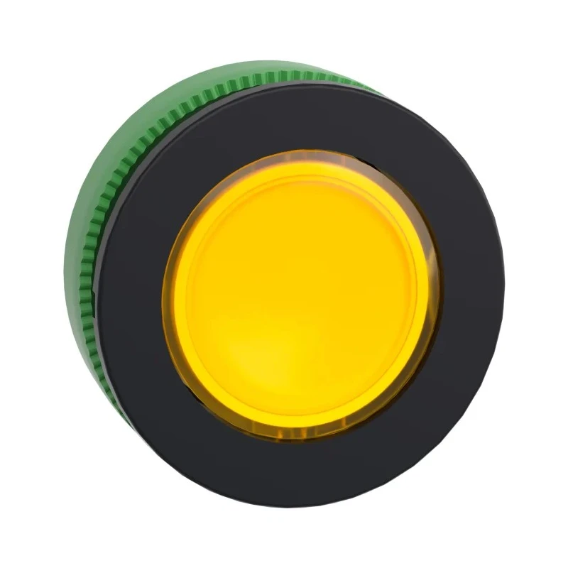 Schneider Electric Yellow Pilot Light Head 30 mm Cutout Harmony XB5 Series ZB5FV083
