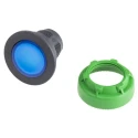 Schneider Electric Harmony Series Blue Momentary Push Button Head 30mm Cutout IP66 IP67 IP69K ZB5FW363
