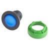 Schneider Electric Harmony Series Blue Momentary Push Button Head 30mm Cutout IP66 IP67 IP69K ZB5FW363