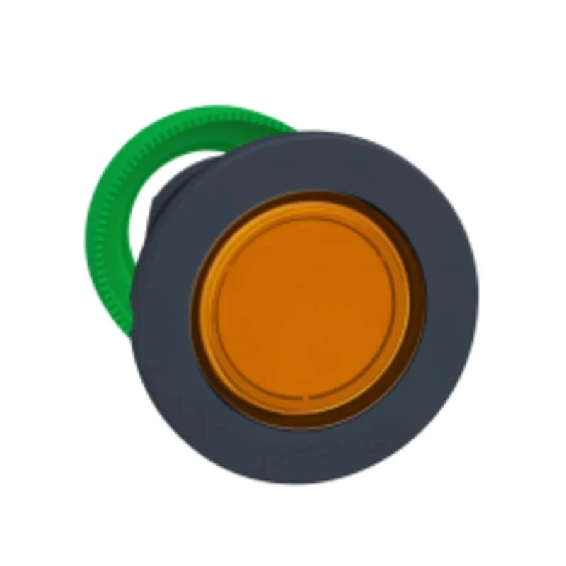 Schneider Electric Orange Pilot Light Head, 30 mm Cutout Diameter Flush Mount Harmony XB5 Series ZB5FV053