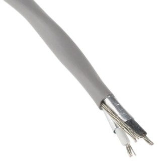 Alpha Wire Alpha Essentials Communication & Control Control Cable 2 Cores 0.35mm² 22 AWG Screened 100 m Grey 2401C SL033