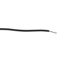 Alpha Wire Hook Up Wire PVC Series Black, 24 AWG, 7/0.20 mm Core Strands, 30 m Length, Tinned Copper Conductor 3250 BK005