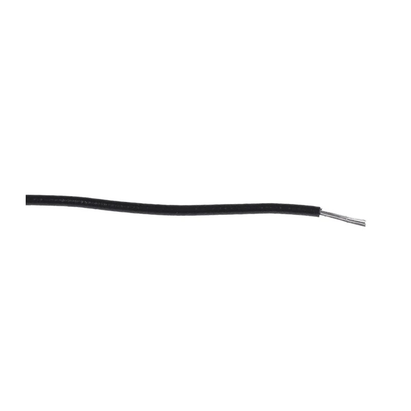 Alpha Wire Hook Up Wire PVC Series Black, 24 AWG, 7/0.20 mm Core Strands, 30 m Length, Tinned Copper Conductor 3250 BK005