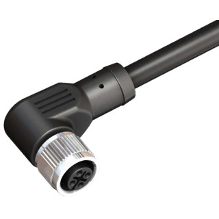 RS PRO Female 4 Way Right Angle to Unterminated Free End Sensor Actuator Cable 2 m 208-0533