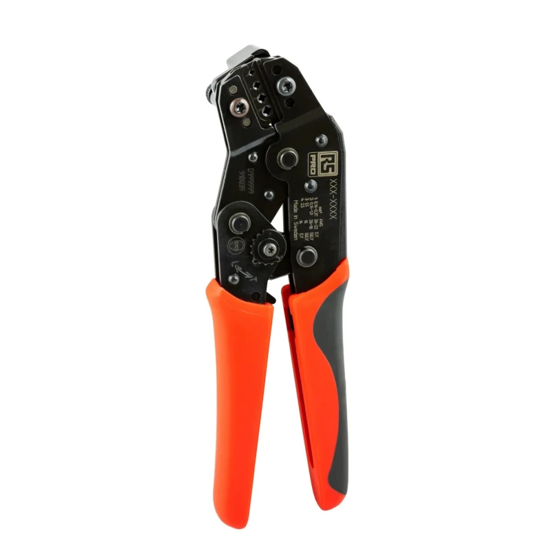 RS PRO 0.14 to 2.5 mm² Crimp Tool for Type D and E Connectors 198 mm Length 369 g Weight 208-0637