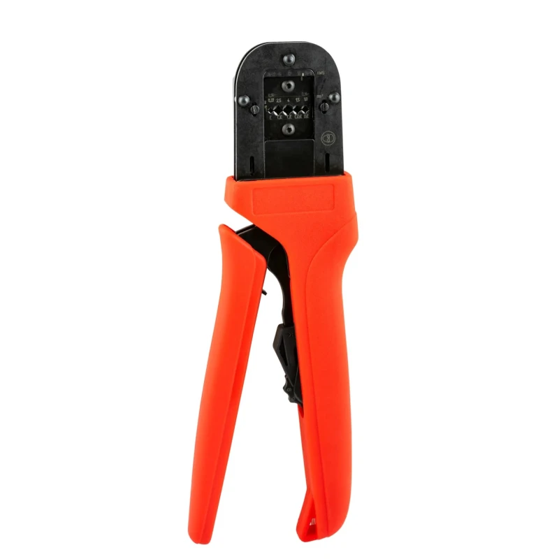 RS PRO 0.14 to 4 mm² High-Precision Ratchet Crimp Tool for Type C, Y, E, D Connectors 208-0638