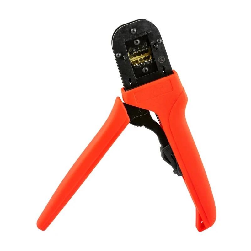 RS PRO 0.14 to 4 mm² High-Precision Ratchet Crimp Tool for Type C, Y, E, D Connectors 208-0638