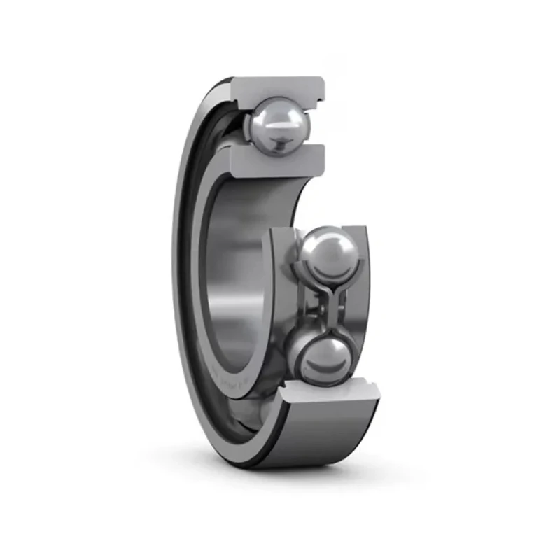 SKF 1 Row Deep Groove Ball Bearing 8 mm Inside Diameter, 22 mm Outside Diameter, Sheet Metal Cage Stainless Steel Balls W 608