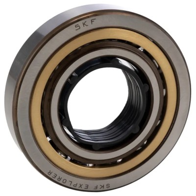 SKF Single Row Angular Contact Ball Bearing 40 mm ID 80 mm OD 18 mm Race Width QJ 208 MA