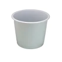 Deflecto Grey Plastic Round Waste Bin 14L Capacity CP025YTGRY