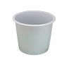 Deflecto Grey Plastic Round Waste Bin 14L Capacity CP025YTGRY