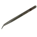RS PRO Low Carbon Austenitic Steel Curved Tweezer 160mm 238-0683