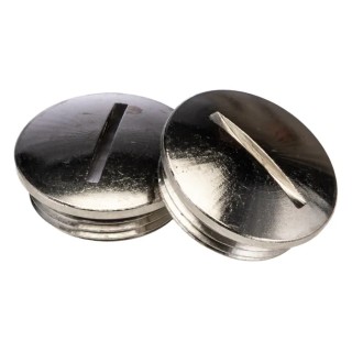 Phoenix Contact Cable Gland Plug PG16 Thread Nickel Plated Brass 26mm Diameter 