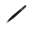 RS PRO Low Carbon Austenitic Steel Fine ESD Safe Tweezer 110mm 238-0692