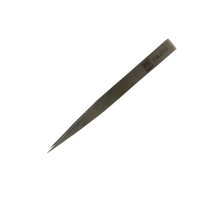 RS PRO 130mm Low Carbon Austenitic Steel Fine Tweezer 238-0711