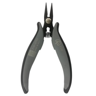 RS PRO 1-Piece Carbon Steel Long Nose Plier with Serrated Jaw, 146mm Length, 19mm Jaw, ESD Safe 238-0751