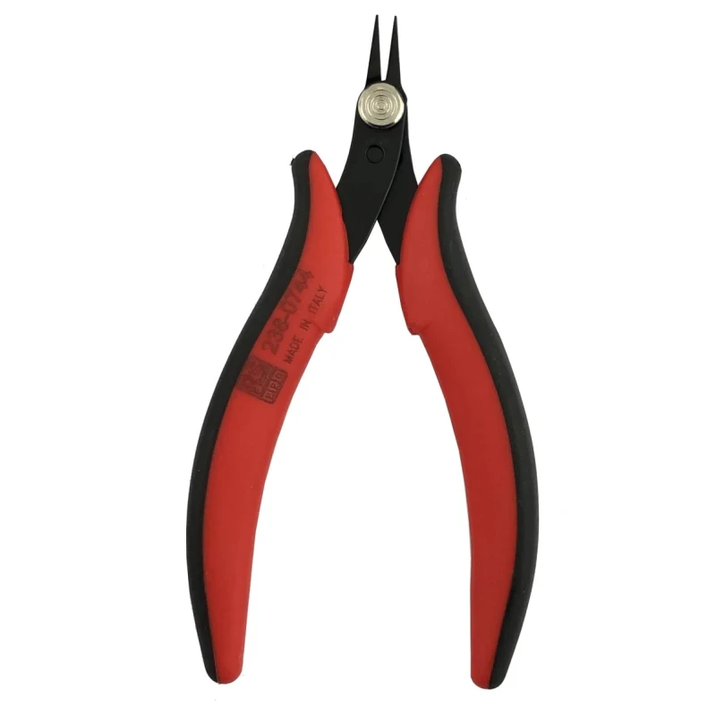 RS PRO Carbon Steel 1-Piece Long Nose Plier Smooth 12mm Jaw, 136mm Overall Length 238-0744