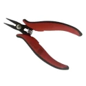 RS PRO Flat Nose Plier Carbon Steel Chrome Finish Insulated Handle 146mm Length 12mm Jaw 238-0752