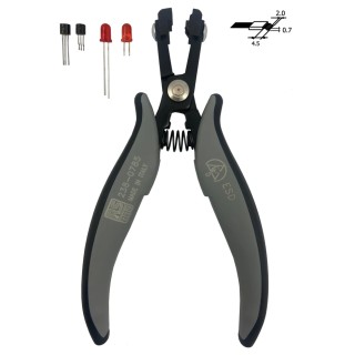 RS PRO 1-Piece Forming Plier Serrated, 150mm Overall Length, ESD Safe, Insulated Handle, Chrome Finish 238-0785